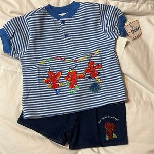 Buster Brown Short Set - size 24 month
